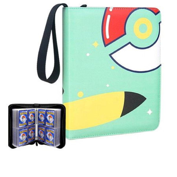 Card Binder For Cards Binder 4-Pocket 440 Pockets Trading Card Games Collection Binder With Sleeves