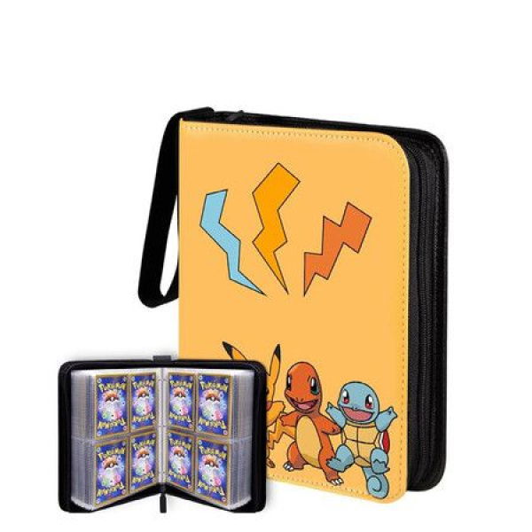 Card Binder For Cards Binder 4-Pocket 440 Pockets Trading Card Games Collection Binder With Sleeves