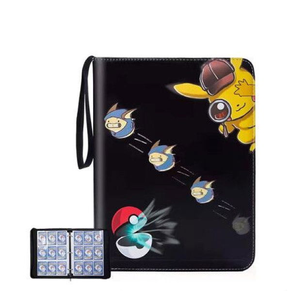 Card Binder For Cards Binder 4-Pocket 440 Pockets Trading Card Games Collection Binder With Sleeves