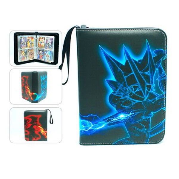 Card Binder For Cards Binder 4-Pocket 440 Pockets Trading Card Games Collection Binder With Sleeves