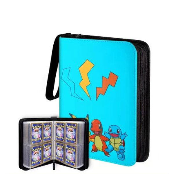 Card Binder For Cards Binder 4-Pocket 440 Pockets Trading Card Games Collection Binder With Sleeves