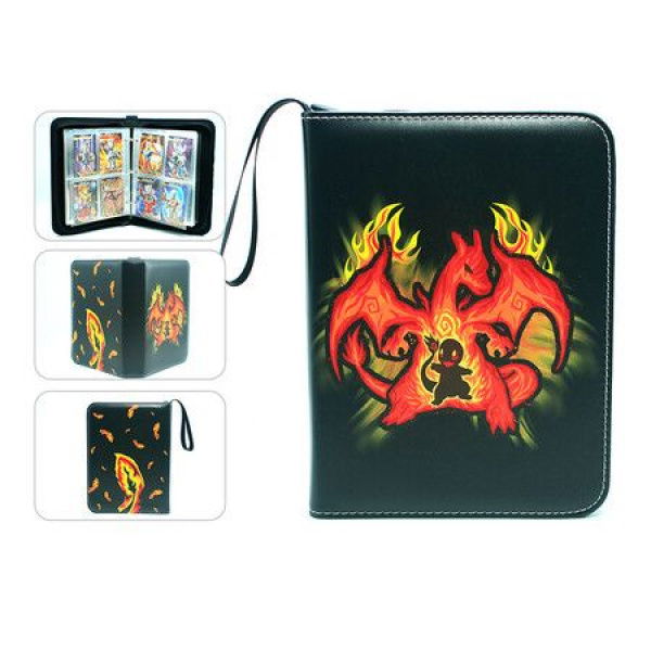 Card Binder For Cards Binder 4-Pocket 440 Pockets Trading Card Games Collection Binder With Sleeves