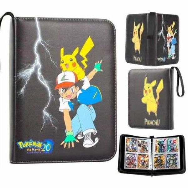 Card Binder For Cards Binder 4-Pocket 440 Pockets Trading Card Games Collection Binder With Sleeves