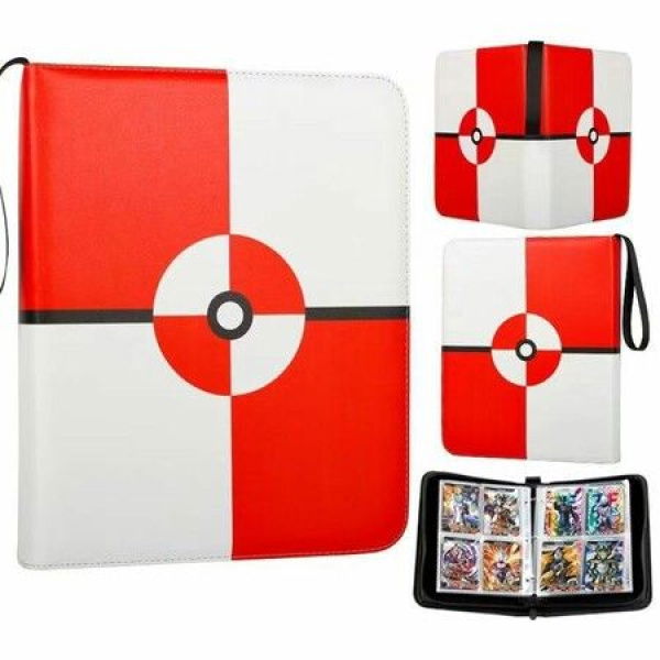 Card Binder For Cards Binder 4-Pocket 440 Pockets Trading Card Games Collection Binder With Sleeves