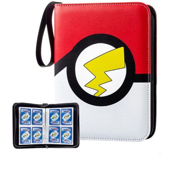 Card Binder For Pokemon Cards Binder 4-Pocket 440 Pockets Trading Card Games Collection Binder With Sleeves