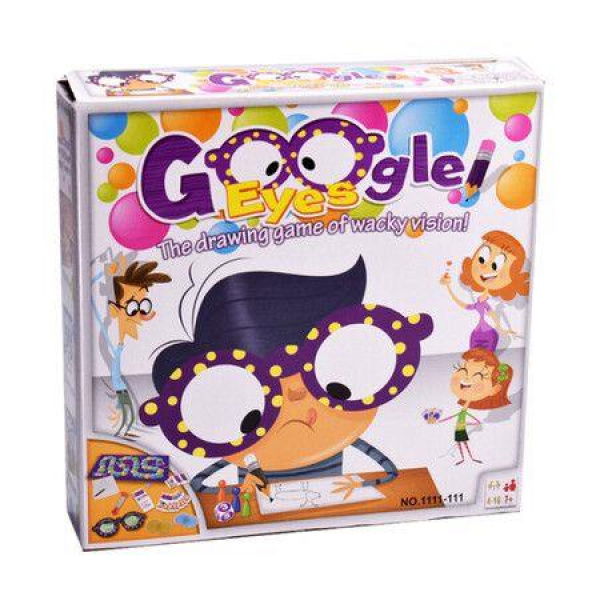 Card Games Googly Eyes Showdown Board Game â€” Family Drawing Game with Crazy, Vision-Altering Glasses