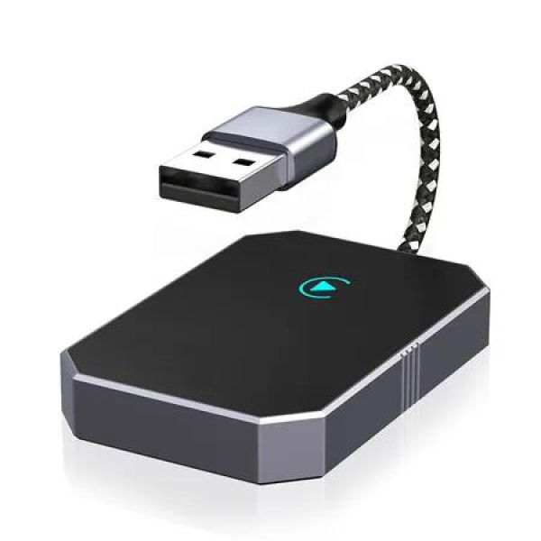 CarPlay Adapter, Convert OEM Wired to Car Play Dongle Fit for Cars 2015 Plug for Apple iPhone iOS 10 Plug, Plug and Play