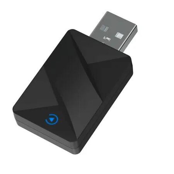 Carplay Wireless Adapter with 2. 4G+ 5GWiFi and Bluetooth 5.0, Android Car Wireless Adapter with iPhone iOS 10+ & Cars with Wired CarPlay