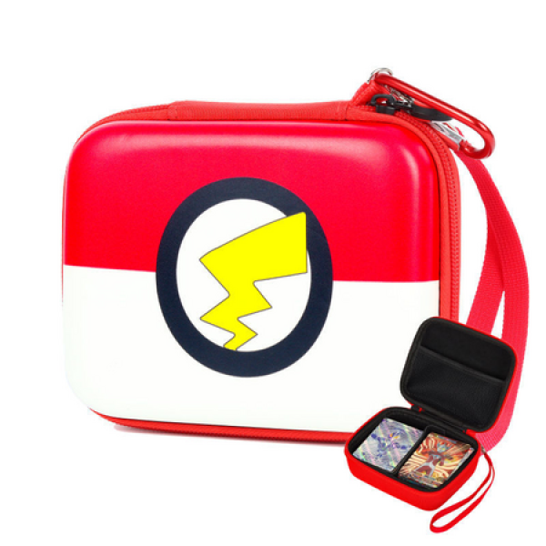 Carrying Case For Pokémon Trading Cards Fits Magic MTG Cards And Pokémon Holds 200+ Cards.