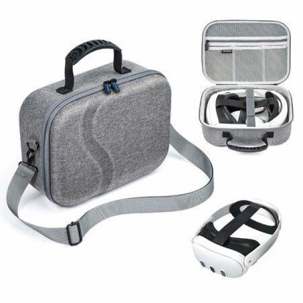 Carrying Storage Case for Meta Quest 3 for Oculus Quest 3 with Elite Strap, Controllers and Other Accessories
