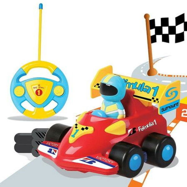 Cartoon Formula 1 Race Electric Radio Remote Control Car Christmas Gift Ideas