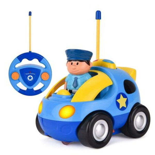 Cartoon Remote Control Police Car Toy Christmas Gift Ideas