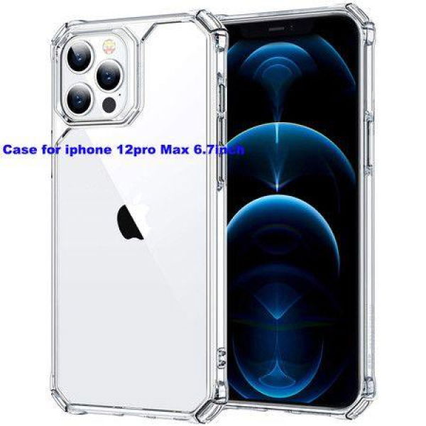 Case Compatible With IPhone 12 Pro Max (6.7) - Clear.