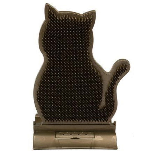 Cat Self Groomer Massage CombCleaning Dogs Cats Shedding Hair Cat Itching Brush Door Mount Pets Scratching CombColor Coffee