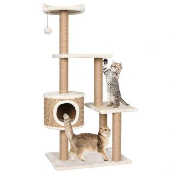 Cat Tree With Scratching Post 123cm Seagrass