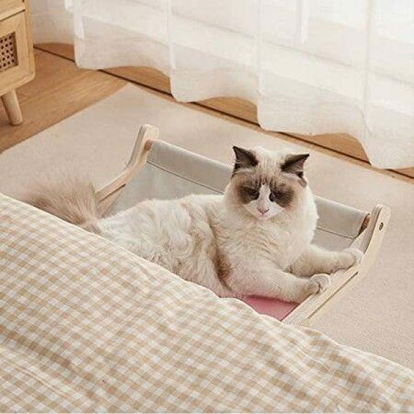 Cat Window HANGING BED Window Perch Hammock Seat For Indoor Sunbath Space Saving Washable Holds Up To 40 Lbs