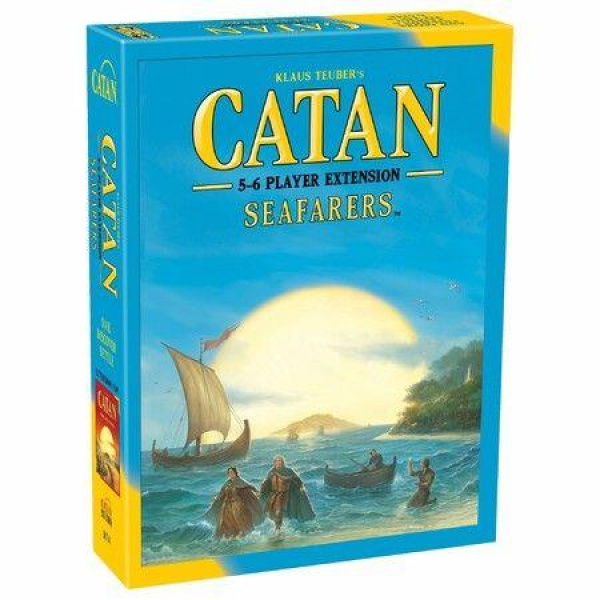 CATAN Seafarers Board Game 5-6 Player EXTENSIO-Expand Your CATAN Game for More Players,Board Game for Adults and Family,Adventure Board Game
