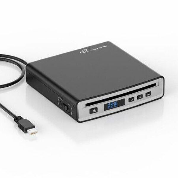 CD Player for Car,External Portable Car CD Player with Bluetooth and USB,That Plugs into Laptop Desktop TV Computer for Android 4.4 and Above Navigation