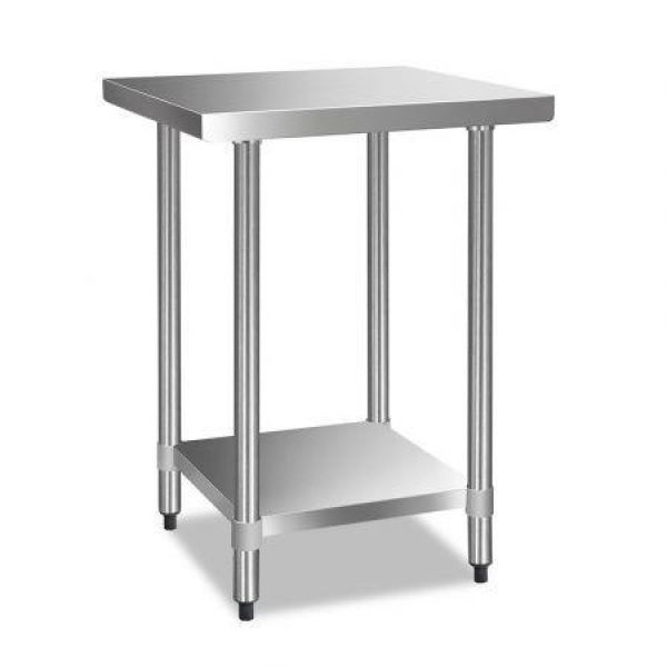 Cefito 61 x 61cm Commercial Stainless Steel Kitchen Bench