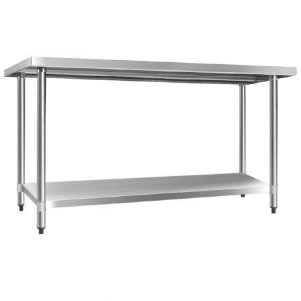 Cefito 610 X 1524mm Commercial Stainless Steel Kitchen Bench