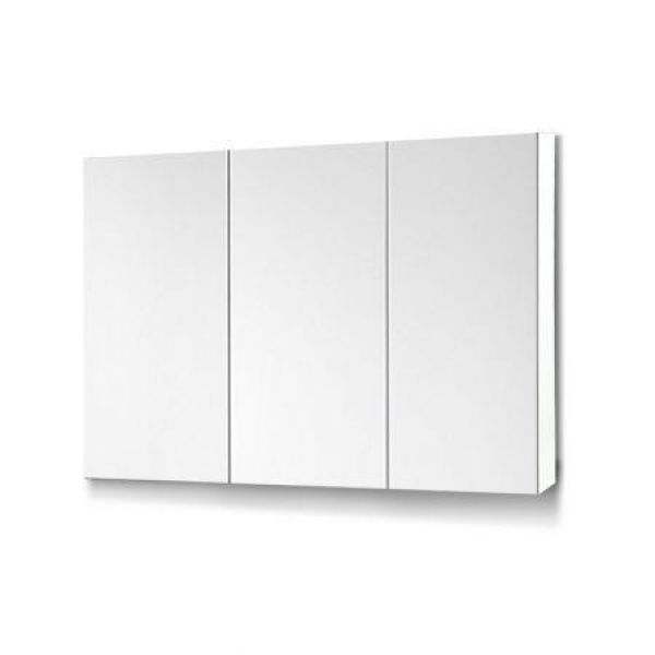 Cefito Bathroom Vanity Mirror With Storage Cabinet - White