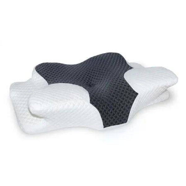 Cervical Neck Pillow,Hollow Design Memory Foam Bed Pillow for Side & Back Sleepers,Ergonomic Orthopedic Bed Pillow with Adjustable Support