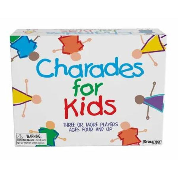 Charades for Kids No Reading Required Family Game 2-4 Players