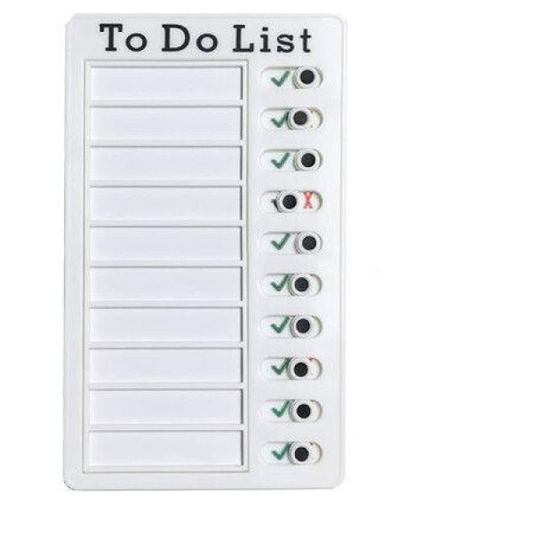 Checklist Board To Do List For Kids With Pen DIY Plastic Rv Checklist Chore Chart Planner