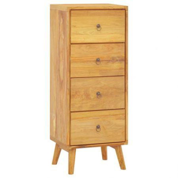 Chest Of Drawers 40x30x100 Cm Solid Wood Teak