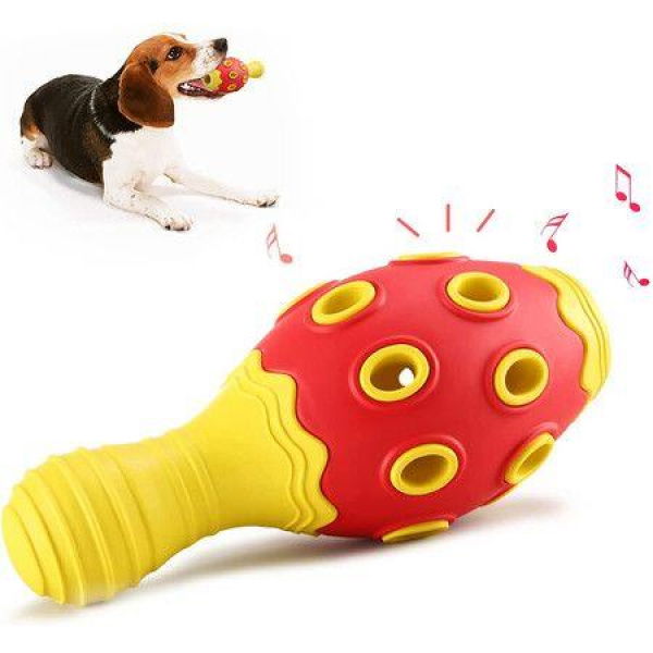 Chew Bell Toy For PuppiesPuzzle Toys For Aggressive Chewers Bowling Dog Toy