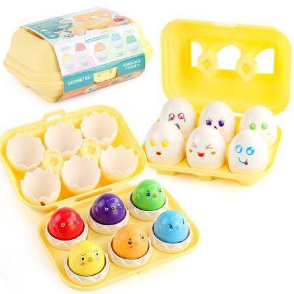 (chicken)Easter Egg Toys for Boys Girls Kids, Toddler Easter Basket Stuffers Prefilled Easter Eggs with Toys Inside Filled Infant Montessori Toys Gift
