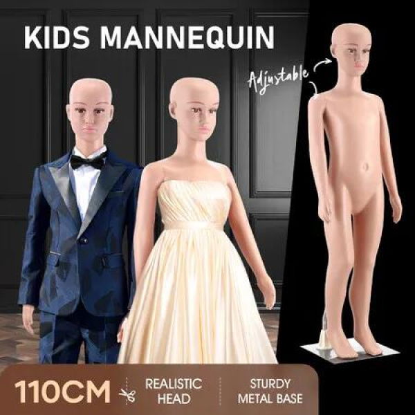 Child Mannequin 110cm Dress Form Display Showcase Clothing Model Manikin Dressmaking Dummy Adjustable