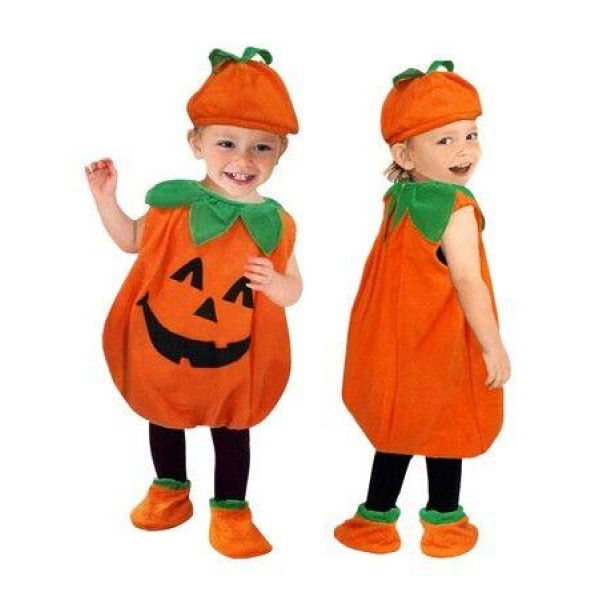 Children Halloween Pumpkin Costume Halloween Costume For Boys Girls FOR Height 95-100cm