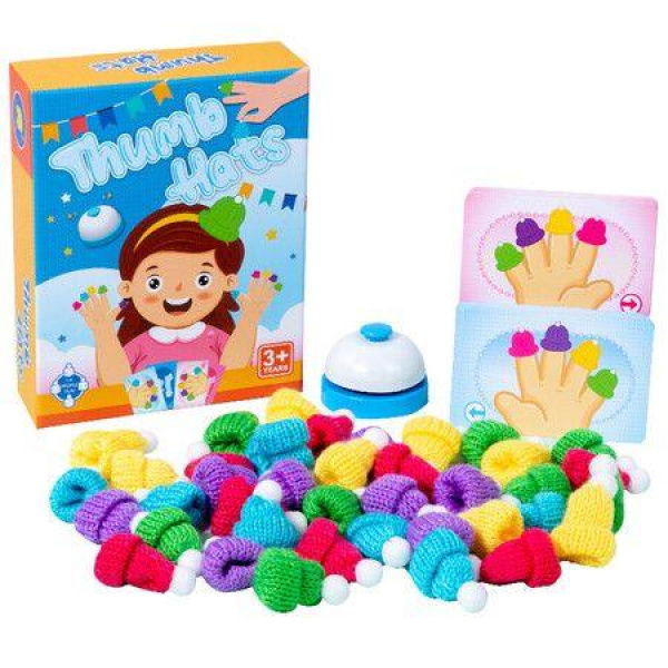 Children's 40 Thumb FINGERS HATS educational set minds and foster interaction.