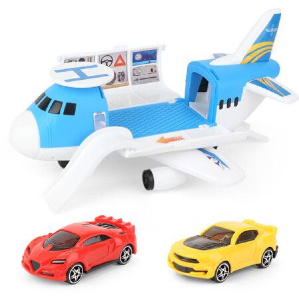 Childrens Early Education Puzzle Toy Plane Model DIY Assemble Inertial Transport Toy Car For Kids