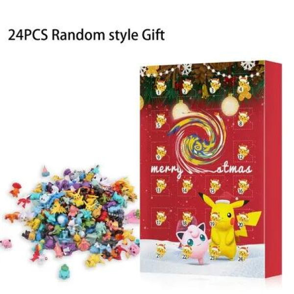 Christmas Advent Calendar 2022 Kids Countdown Gift Box 24 Days Holiday Toys Xmas Decor Festive Surprise