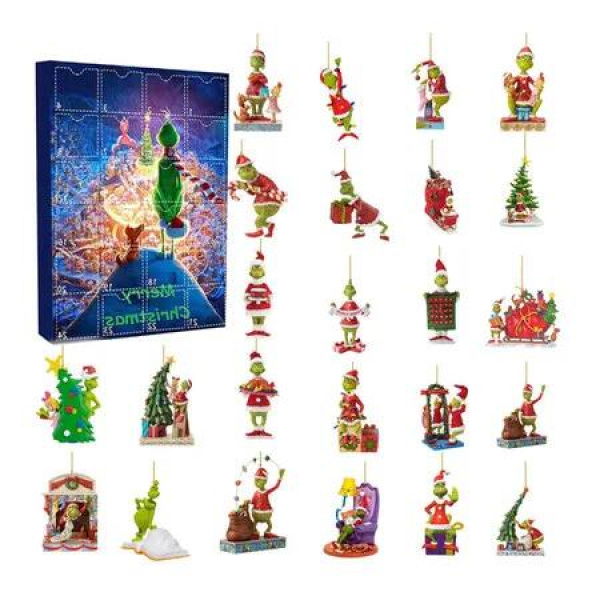 Christmas Advent Calendar 2024, Christmas Countdown Calendar with 24 Collectible Advent Calendar for Kids Toddler Men Women Teens Boy Girls