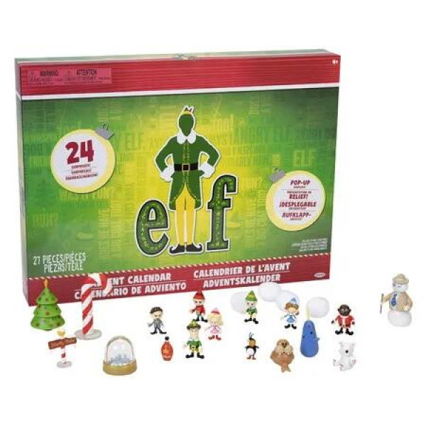 Christmas Advent Calendar, Holiday Elf Advent Calendar, Enjoy 24 Days of Fun Collectible Surprise Figures