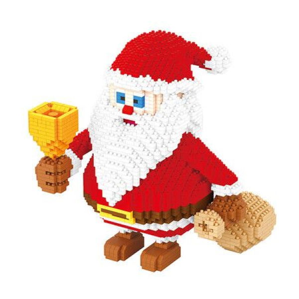 Christmas Building Blocks Kit Set Santa Claus Birthday Gift 2500 Pieces