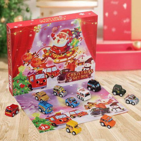 Christmas Calendar 2023 24-Day Small Christmas Toy Advent Bulk Doors Holiday With 24 Surprise Christmas Countdown Education Magnetic Blocks for Kids