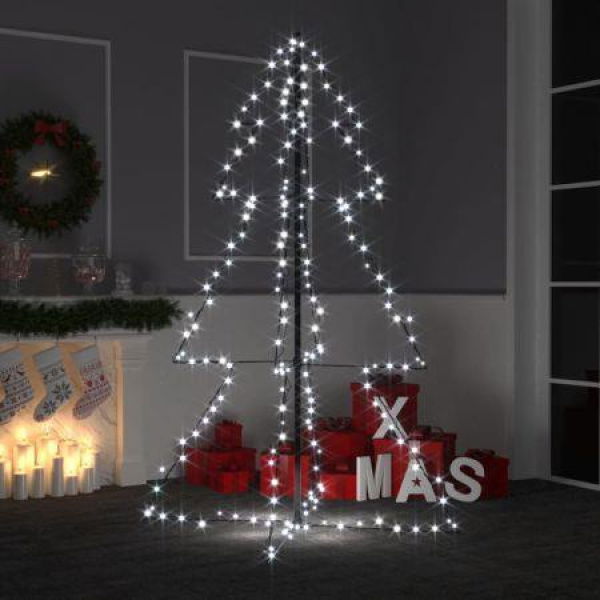 Christmas Cone Tree 200 LEDs Indoor And Outdoor 98x150 Cm