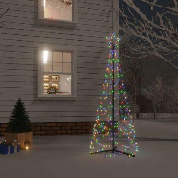 Christmas Cone Tree Colourful 200 LEDs 70x180 Cm