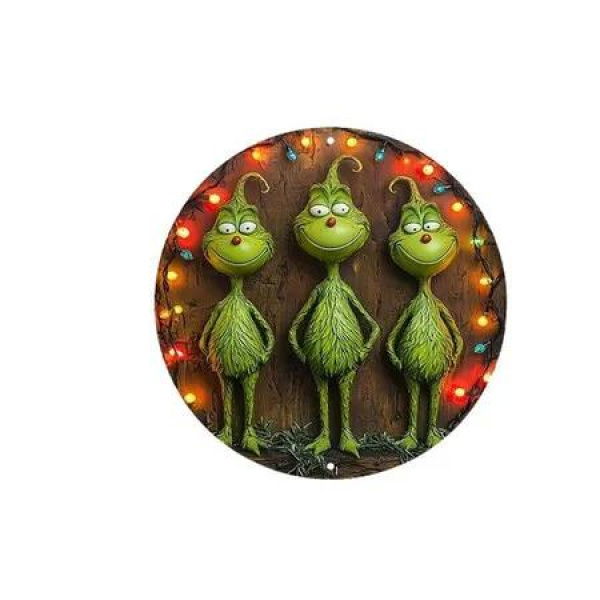 Christmas Decorations Christmas Hanging Sign New Year Winter Xmas Door Decor Green Elf Christmas Decorations for Home Party