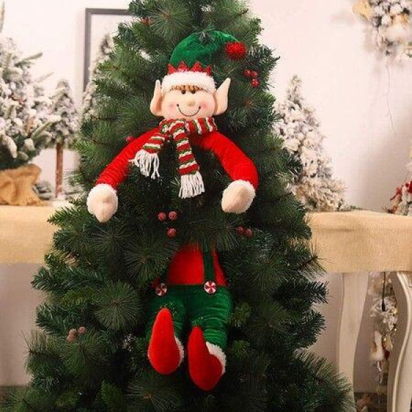 Christmas Elf Body Decorations Stole Christmas Burlap For Tree Ornaments (F-Elf)