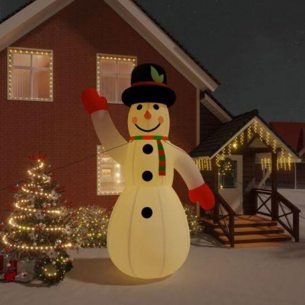 Christmas Inflatable Snowman with LEDs 455 cm