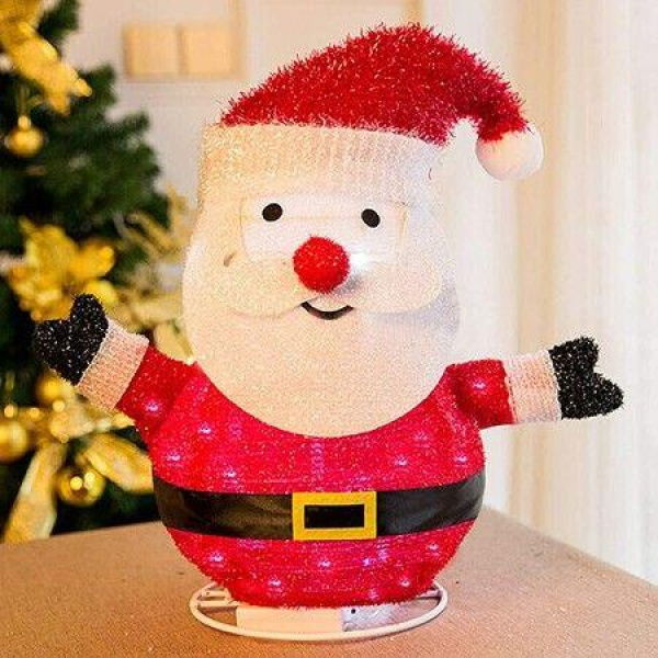 Christmas LED Lighted Santa Claus Retractable And Collapsible For Indoor/Outdoor Christmas Party - 50cm (Santa)