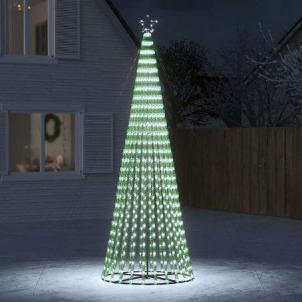 Christmas Tree Light Cone 688 LEDs Cold White 300 cm