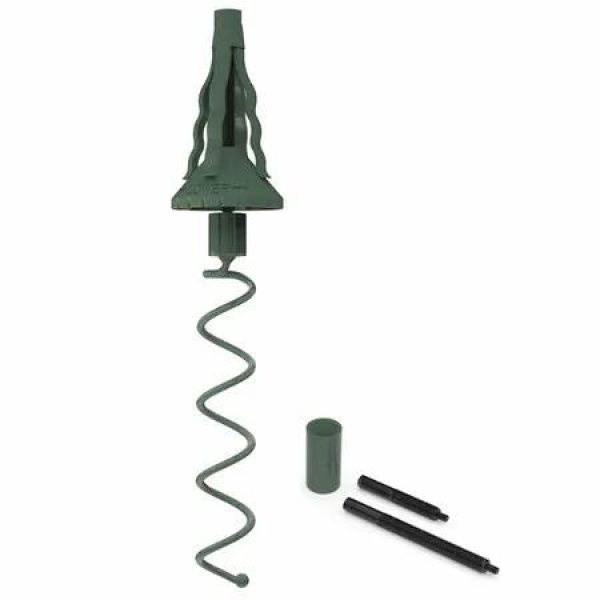 Christmas Tree Topper Holder Twist-On Holiday Universal Tree Topper Stabilizer Fits Most Base Types Metal Support Rod with Adjustable Attachments