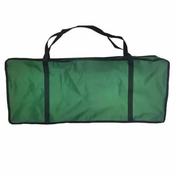 Christmas Wrapping Paper Storage Bag Christmas Decor Bag Waterproof with Handle Zipper Closure Pockets For Holiday Pendants Party Supplies,Green