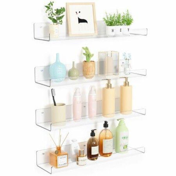 Clear Acrylic Shelves for Storage,15